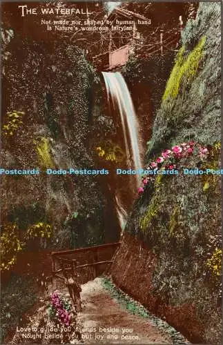 R171782 Der Wasserfall. Weder von Menschenhand gefertigt noch geformt. RP. Nr. 351