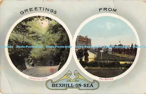 R173397 Grüße aus Bexhill on Sea. A. und G. Taylors Ortochrome Serie. 1917