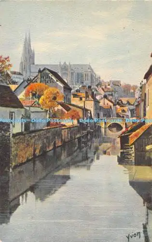 R172499 La Douce Frankreich. Chartres. Eure et Loir. LEure au pont Saint Hilaire. Yv