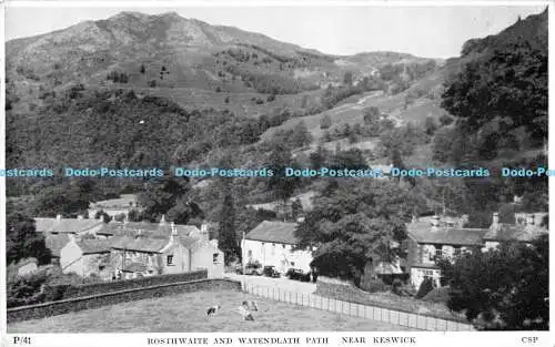 R173440 Rosthwaite and Watendlath Path. In der Nähe von Keswick. 1955. Chadwick Studio Prod