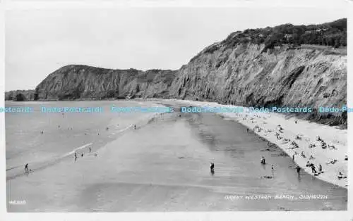 R173457 Great Western Beach. Sidmouth. Harvey Barton. RP. 1954