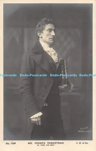 R171873 Nr. 179. Mr. Forbes Robertson in Mäuse und Männer. Fenster. Beagles