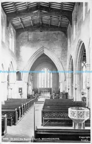 R171887 84656 Kirche St. Johannes der Täufer. Bromsgrove. Friths. 1955