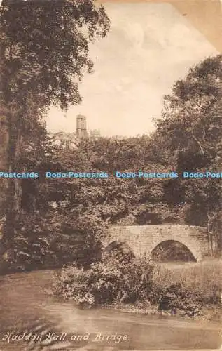 R171892 Haddon Hall and Bridge. Serie Friths. Nr. 18631