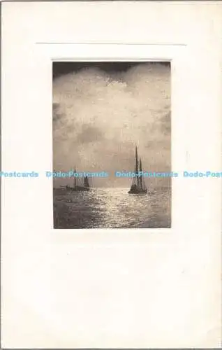 R172576 Yachten. Alte Fotografie. Postkarte