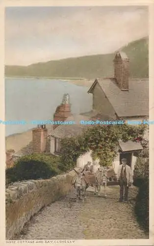 R172581 Rose Cottage and Bay. Clovelly. G. S. Reilly