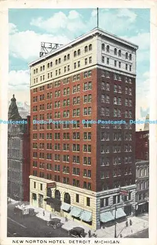 R172607 New Norton Hotel. Detroit. Michigan