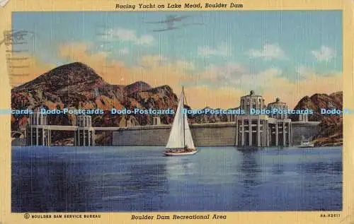 R173538 Rennyacht auf Lake Mead. Boulder Dam. Erholungsgebiet Boulder Dam. B