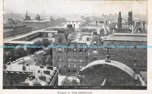 R171944 Paris. Vue Generale. Schokolade