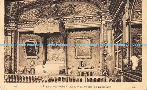 R173557 Chateau de Versailles. Chambre de Louis XIV. LL. Levy Fils