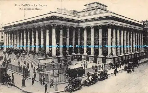 R173558 Paris. La Bourse. Das Tauschhaus. 1928. Phototypie lAbeille