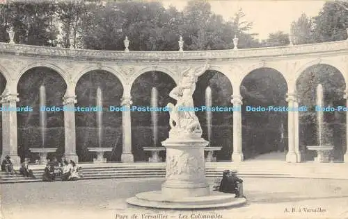 R173559 Parc de Versailles. Les Colonnades. A. B. ein Versailles. 1903