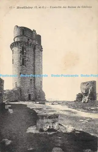 R172673 Montlhery. S. et O. Ensemble des Ruines du Chateau