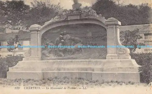 R174159 Chartres. Le Monument de Pasteur. LL. Levy Fils