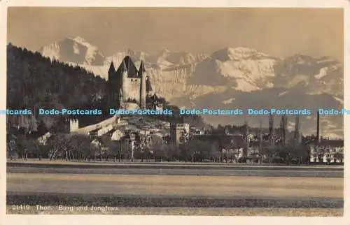 R174183 21419. Thun. Burg und Jungfrau. Wehrliverlag Kilchberg