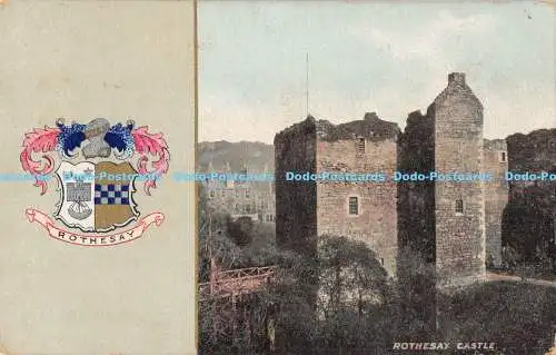 R173641 Rothesay Castle. B. und Rs Kameraserie. 1906