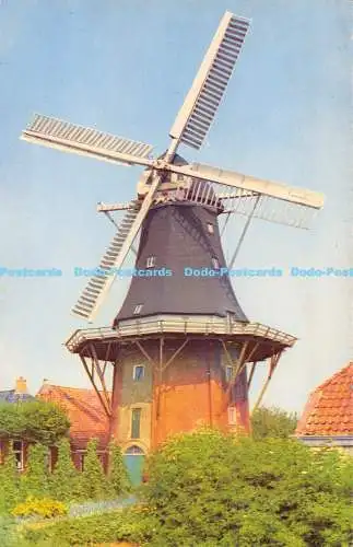 R172719 Holländische Windmühle. Korenmolen. Hollands Welvaart. Mensingeweer Gr