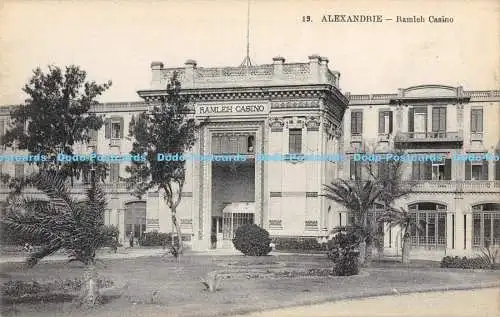 R173701 Alexandrie. Ramleh Casino. P. Coustoulides