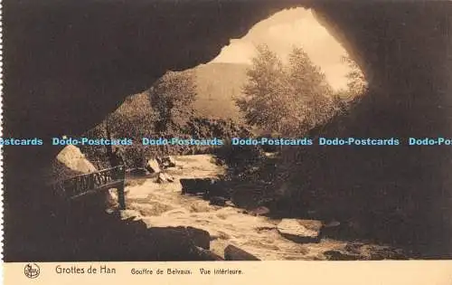 R174325 Grottes de Han. Gouffre de Belvaux. Vue Interieure. Nr. 23. S.A. des Gr