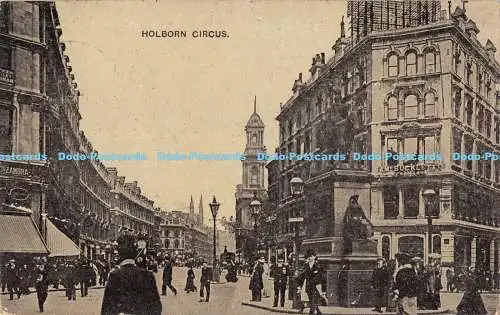 R172877 Holborn Circus. Die Auto-Fotoserie. 1908