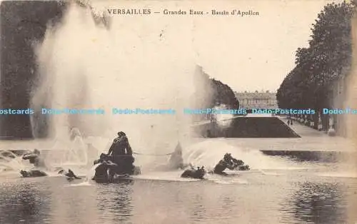 R174424 Versailles. Grandes Eaux. Bassin dApollon. E. Le Deley. 1919