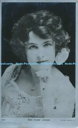 R172967 Miss Madge Lessing. Drehbar. Aluminiumbromid. 1905