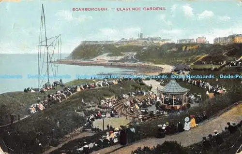 R175185 Scarborough. Clarence Gardens. 1908