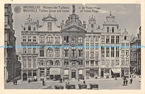 R174601 Albert. Brüssel. Taillors Haus und Haus von Victor Hugo. The Market Pl