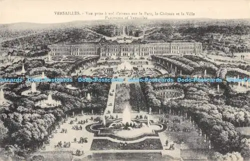 R174067 Versailles. Panorama von Versailles. Cosse