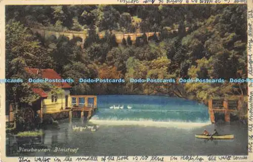 R174619 Blaubeuren. Blautopf. Gebr. Metz