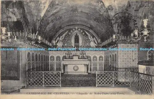 R174145 Cathedrale de Chartres. Chapelle de Notre Dame sous Terre. ND. Fot. Neu