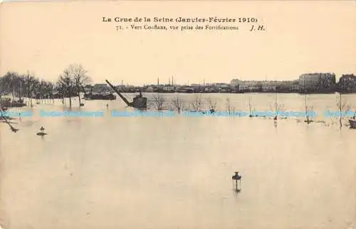 R175345 La Crue de la Seine. Janvier Fevrier 1910. Vers Conflans. J.H