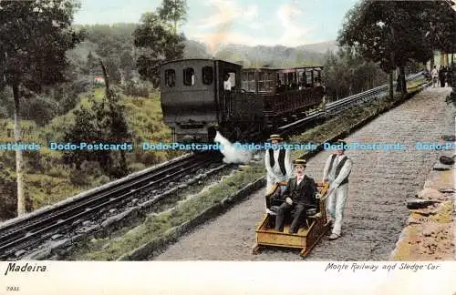 R174757 Madeira. Monte Eisenbahn und Schlittenwagen