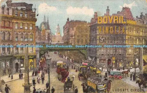 R176355 Ludgate Circus. 1908