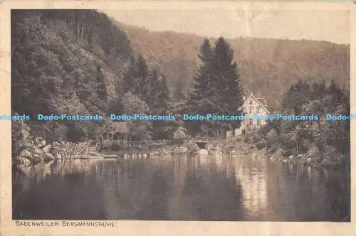 R174903 Badenweiler. Bergmannsruhe. Alfred Schmitt. Gebr. Metz. 1911