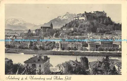 R175569 Salzburg g. d. Untersberg und Hohen Goll. Nr. 4716. C. Jurischef. C. J.