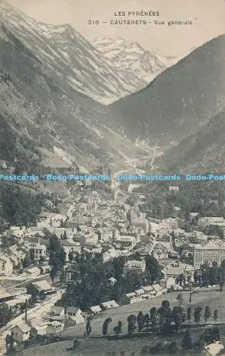 R174980 Les Pyrenees. Cauterets. Vue Generale. Nr 510