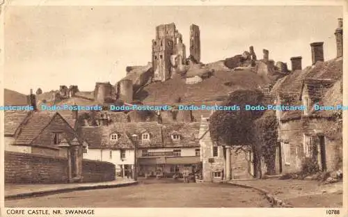 R177320 Corfe Castle. Nr. Swanage. Lachs. 1952