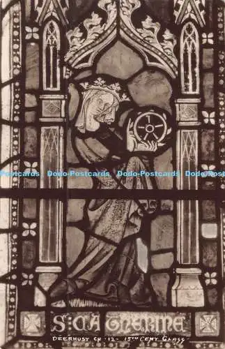 R178250 Deerhust. 15.Jh. Glas. Cambria Serie