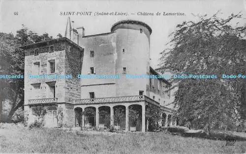 R175705 Saint Point. Saone et Loire. Chateau de Lamartine. ND. Fot. 1926. Neurd