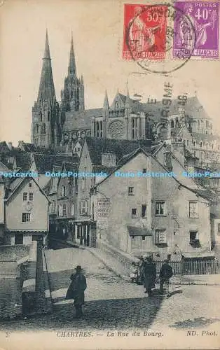 R178337 Chartres. La Rue du Bourg. Neurdein. Nr 3. 1938