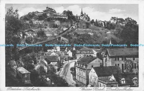 R177551 Dresden. Loschwitz. Weisser Hirsch. Drahtseilbahn