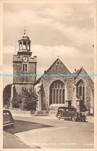 R179324 Thomaskirche. Lymington. Valentinstag. Sepiatyp
