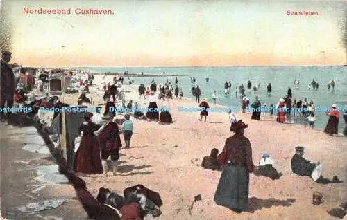 R177732 Nordseebad Cuxhaven. Strandleben. Albert Angelbeck. Nr. 109