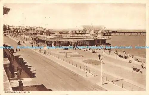 R176129 Promenade. Herne Bay. Percy G. Pratt. 1953