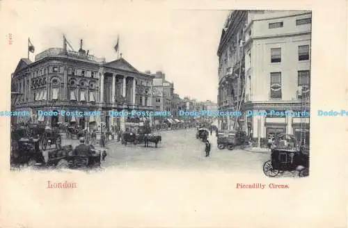 R178739 London. Piccadilly Circus. Postkarte