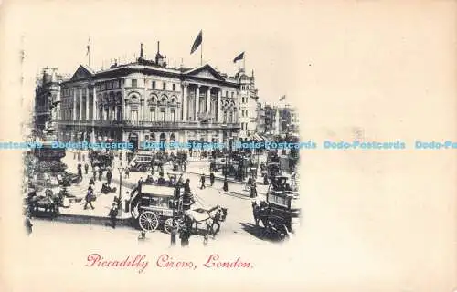 R178740 London. Piccadilly Circus. Postkarte