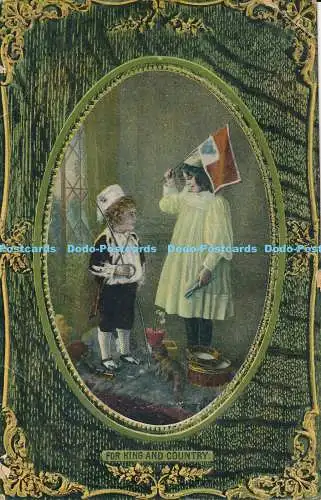 R176200 für King and Country. stecken. Gerahmter Edelstein Glosso. 1909