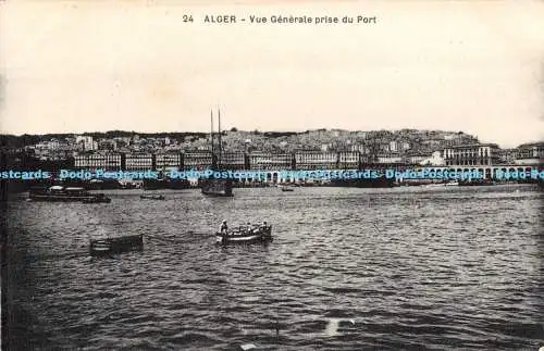 R177178 Alger. Vue Generale prise du Port