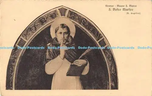 R177973 Firenze. Museo S. Marco. S. Pietro Martire. B. Angelico. 5824. Brunner